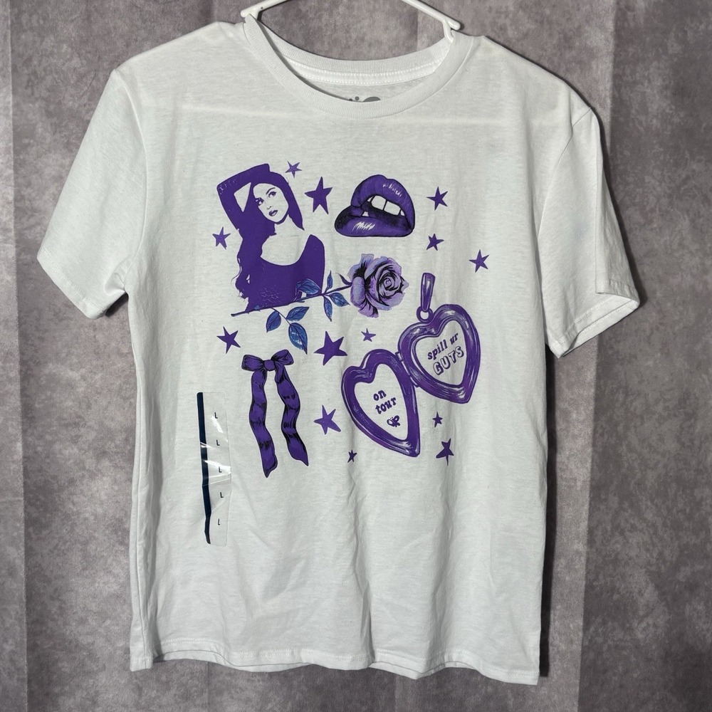 Olivia Rodrigo Guts‎ World Tour Women's Size Large Purple White
